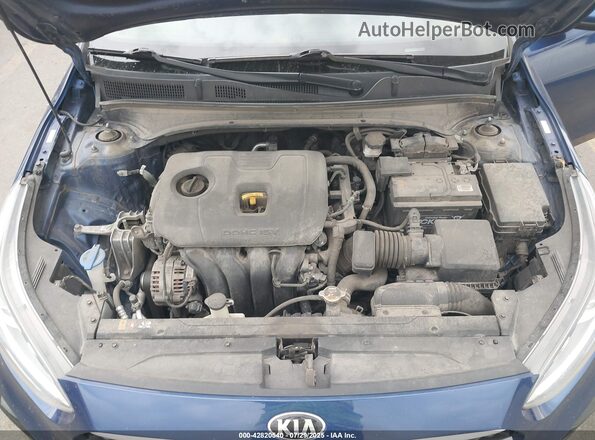 3KPF24AD2ME287173 2021 KIA FORTE Blue უკანა ხედი