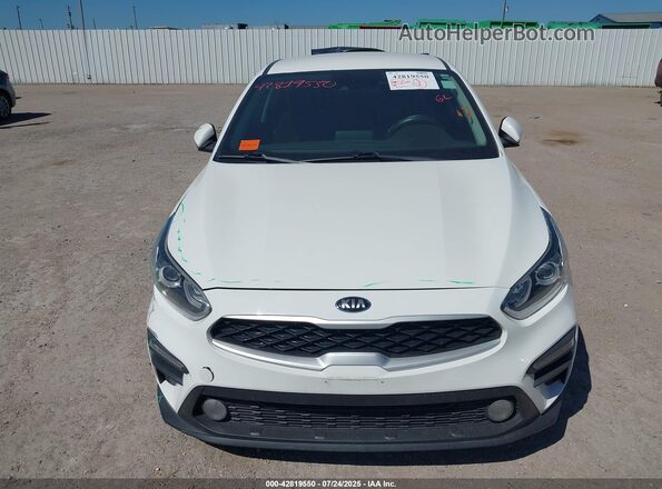 3KPF24AD6ME277214 2021 KIA FORTE White Instrument cluster view