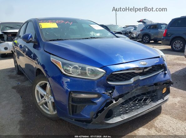 3KPF24ADXME344249 2021 KIA FORTE Blue Դիմացի տեսք