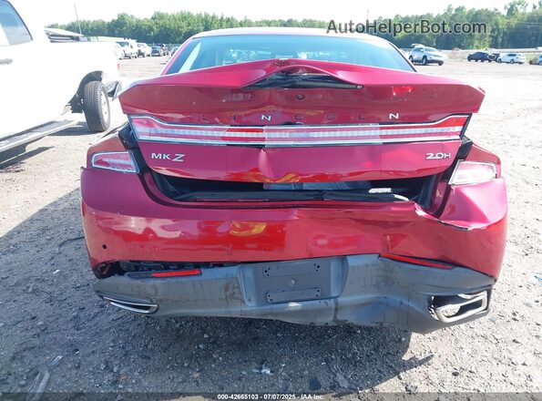 3LN6L2LUXGR621926 2016 LINCOLN MKZ HYBRID Maroon 