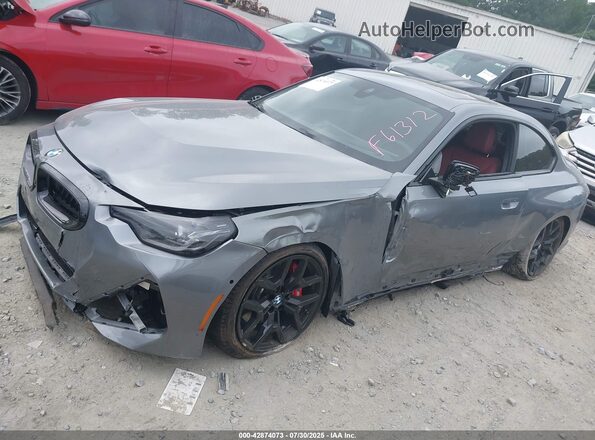 3MW23CM03S8F61312 2025 BMW 2 SERIES Gray Вид задньої частини салону