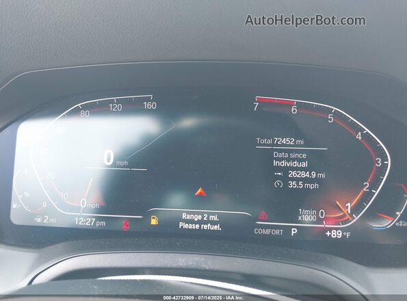 3MW5R7J02L8B13099 2020 BMW 3 SERIES Black Հետևի նստատեղերի տեսք