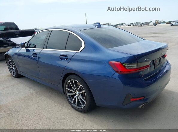 3MW5R7J07N8C63826 2022 BMW 3 SERIES Blue უკანა მარცხენა