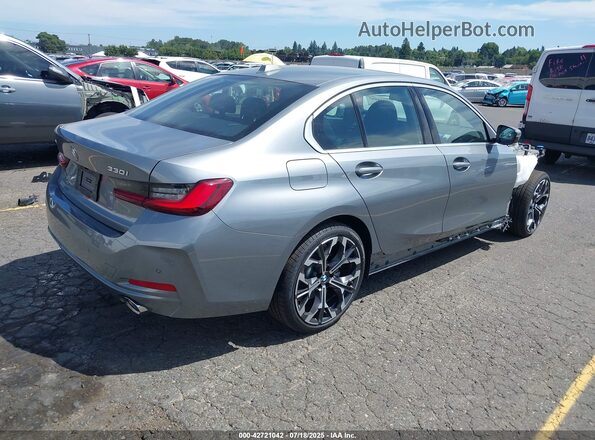 3MW89CW07S8F39092 2025 BMW 3 SERIES Silver Tył prawy