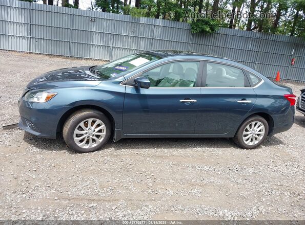 3N1AB7AP1HY234963 2017 NISSAN SENTRA Teal Панорамний вид салону 360°