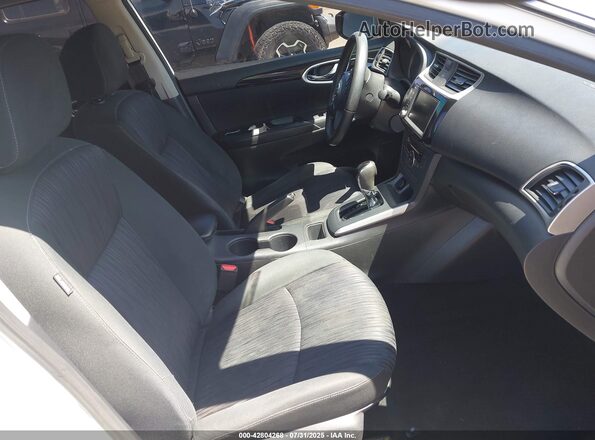 3N1AB7AP1KY288755 2019 NISSAN SENTRA White წინა სალონის ხედი