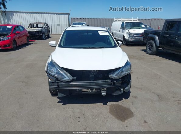 3N1AB7AP1KY288755 2019 NISSAN SENTRA White ხელსაწყოთა პანელის ხედი