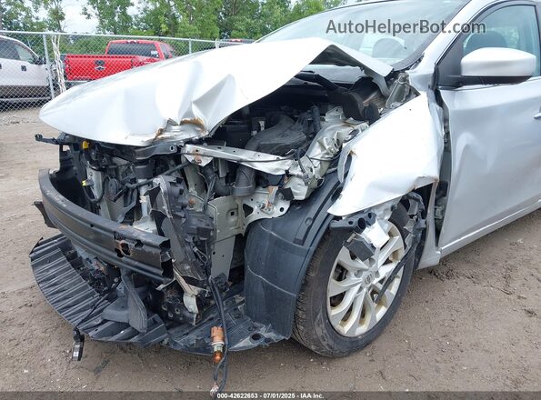 3N1AB7AP4KY429382 2019 NISSAN SENTRA Silver 