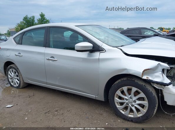 3N1AB7AP4KY429382 2019 NISSAN SENTRA Silver 