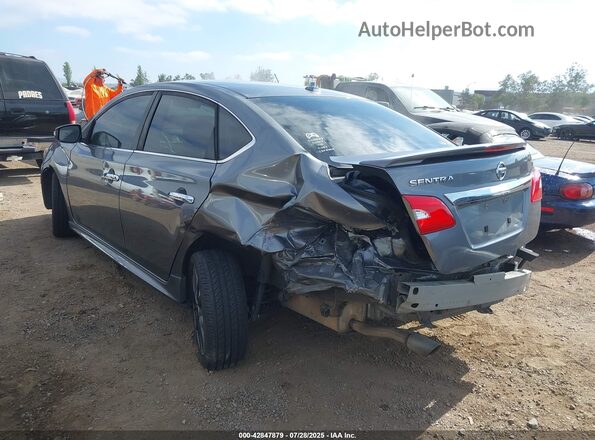 3N1AB7AP8GY281695 2016 NISSAN SENTRA Gray Trasero izquierdo