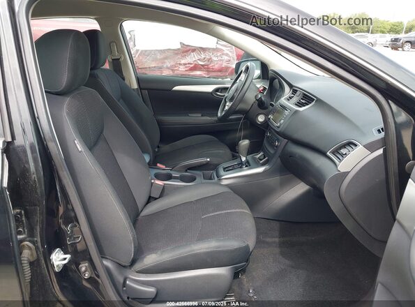 3N1AB7AP8JY298956 2018 NISSAN SENTRA Black Widok wnętrza z przodu