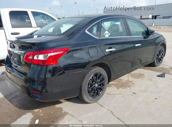 3N1AB7AP8JY298956 2018 NISSAN SENTRA Black Tył prawy