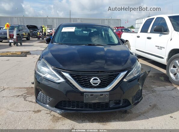 3N1AB7AP8JY298956 2018 NISSAN SENTRA Black Widok zestawu wskaźników