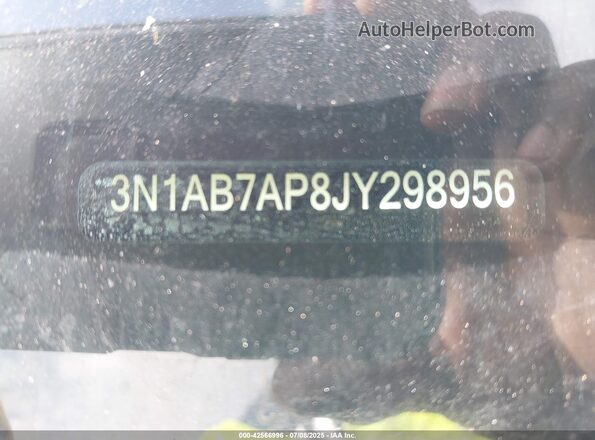 3N1AB7AP8JY298956 2018 NISSAN SENTRA Black Widok komory silnika