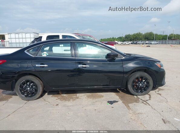 3N1AB7AP8JY298956 2018 NISSAN SENTRA Black Widok wnętrza z tyłu