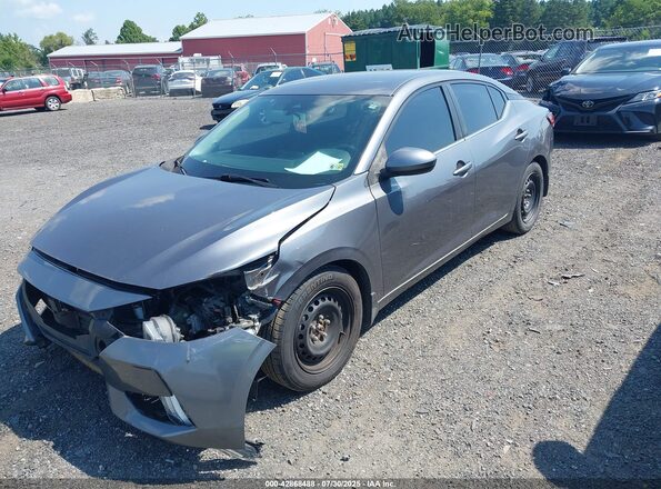 3N1AB8BV1MY208067 2021 NISSAN SENTRA Gray Przód lewy