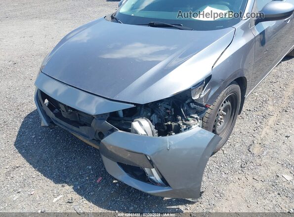 3N1AB8BV1MY208067 2021 NISSAN SENTRA Gray Widok z przodu
