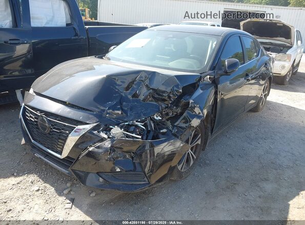 3N1AB8CV1MY208889 2021 NISSAN SENTRA Black Front left