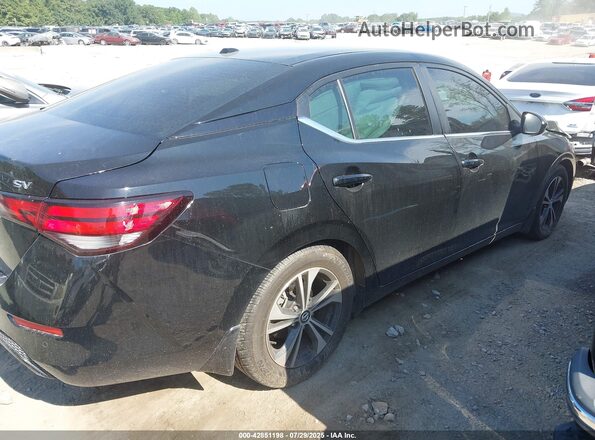 3N1AB8CV1MY208889 2021 NISSAN SENTRA Black Rear interior view