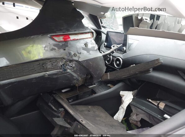 3N1AB8CV1MY288291 2021 NISSAN SENTRA Gray Widok wnętrza z przodu