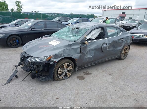 3N1AB8CV1MY288291 2021 NISSAN SENTRA Gray Przód lewy