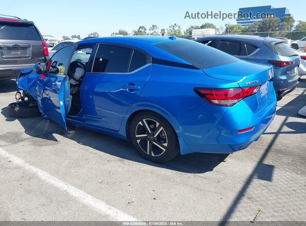 3N1AB8CV2RY228480 2024 NISSAN SENTRA Blue Հետևի ձախ