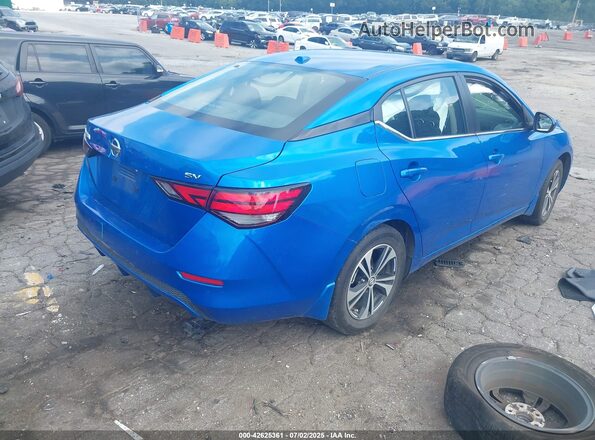 3N1AB8CV3PY261565 2023 NISSAN SENTRA Blue Задня права чверть