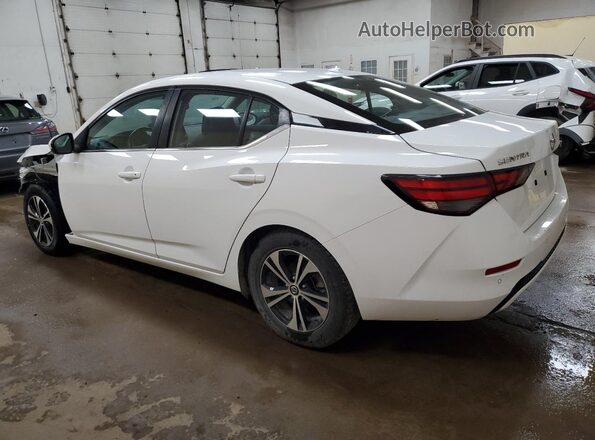 3N1AB8CV4MY240509 2021 NISSAN SENTRA White Trasero izquierdo