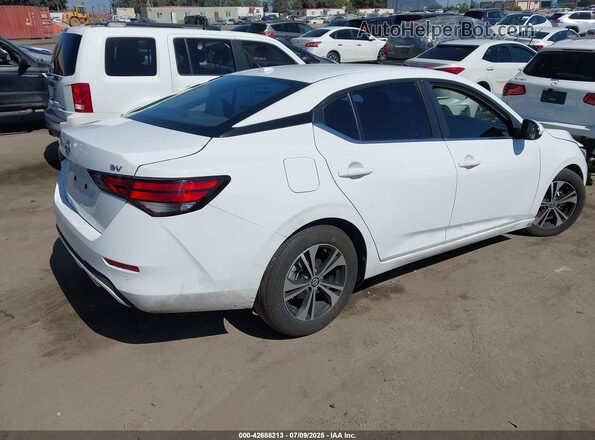 3N1AB8CV5PY280148 2023 NISSAN SENTRA Белый Задняя правая четверть