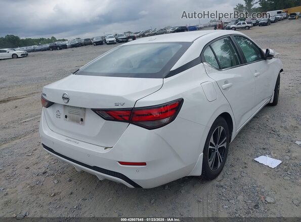 3N1AB8CV6MY261863 2021 NISSAN SENTRA White Հետևի աջ