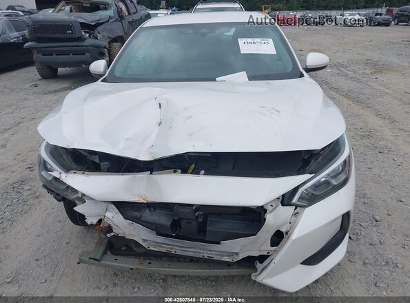 3N1AB8CV6MY261863 2021 NISSAN SENTRA White Սարքավորումների վահանակի տեսք