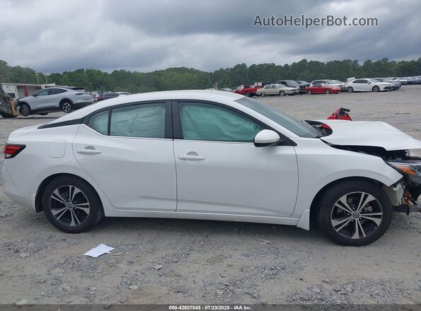 3N1AB8CV6MY261863 2021 NISSAN SENTRA White Սալոնի հետևի տեսք