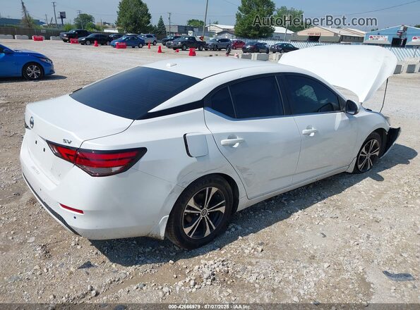 3N1AB8CV7MY205849 2021 NISSAN SENTRA White Trasero derecho