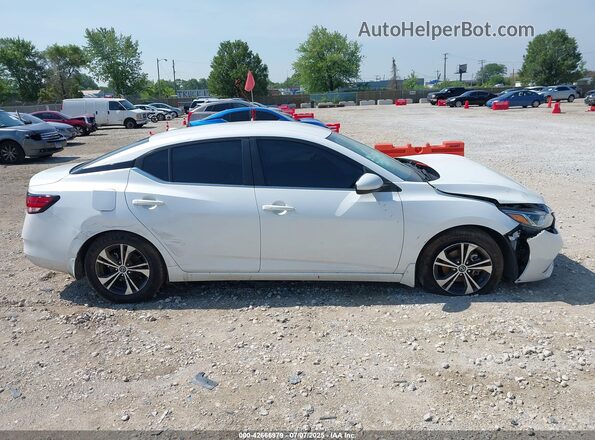 3N1AB8CV7MY205849 2021 NISSAN SENTRA White Vista del cuadro de instrumentos