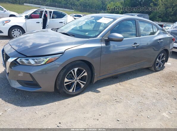 3N1AB8CV8MY222126 2021 NISSAN SENTRA Gray 