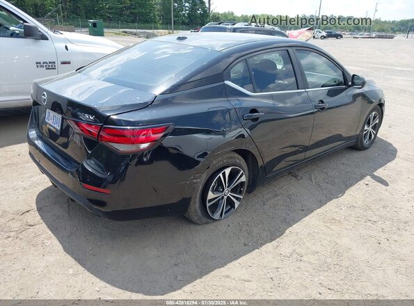 3N1AB8CV8MY284481 2021 NISSAN SENTRA Black Trasero derecho