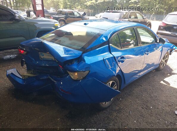 3N1AB8CV8MY318936 2021 NISSAN SENTRA Blue უკანა მარჯვენა