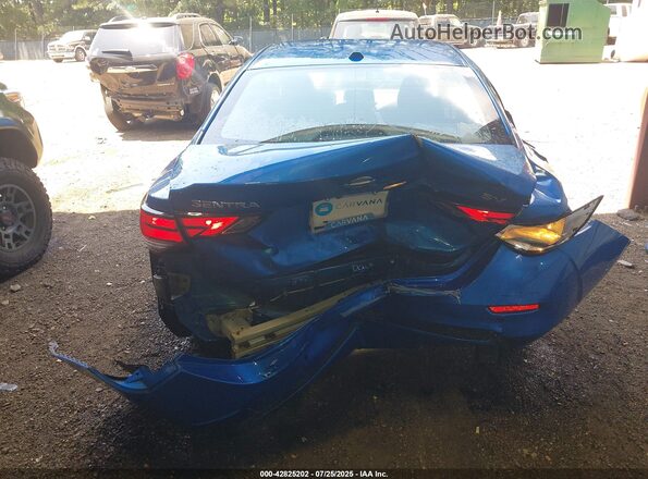 3N1AB8CV8MY318936 2021 NISSAN SENTRA Blue 