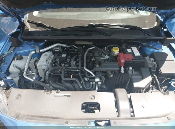 3N1AB8CV8MY318936 2021 NISSAN SENTRA Blue უკანა ხედი