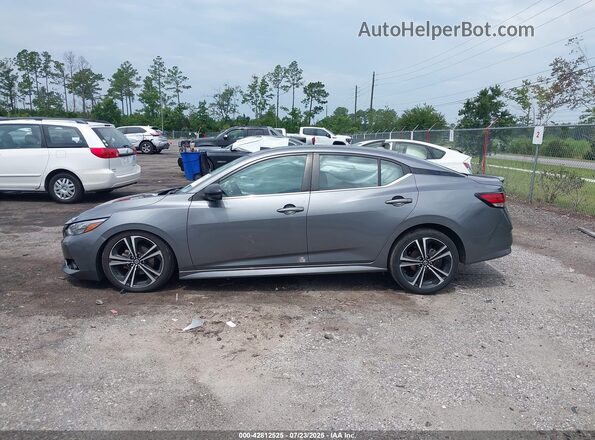 3N1AB8DV6MY317766 2021 NISSAN SENTRA Gray Widok wnętrza 360 stopni