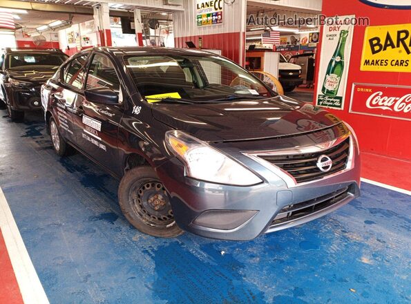 3N1CN7AP2GL868701 2016 NISSAN VERSA Blue წინა პანელის ხედი