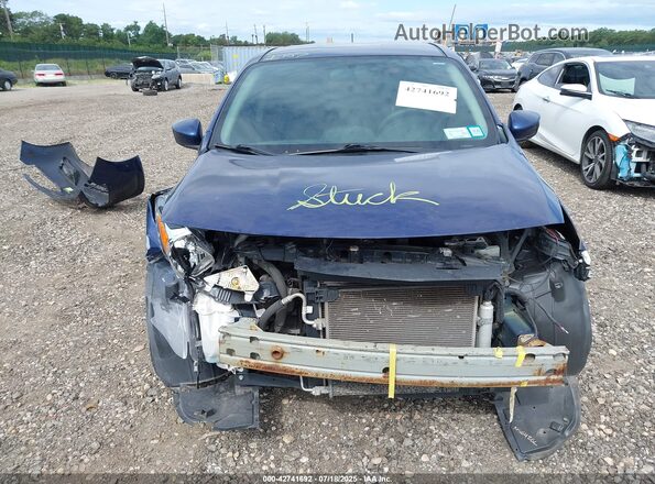 3N1CN7AP8KL822752 2019 NISSAN VERSA SEDAN Blue Вид щитка приладів