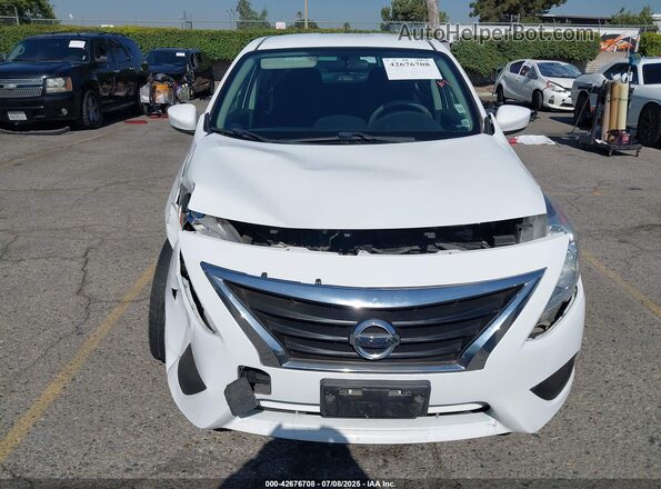 3N1CN7AP9GL905405 2016 NISSAN VERSA White Widok zestawu wskaźników