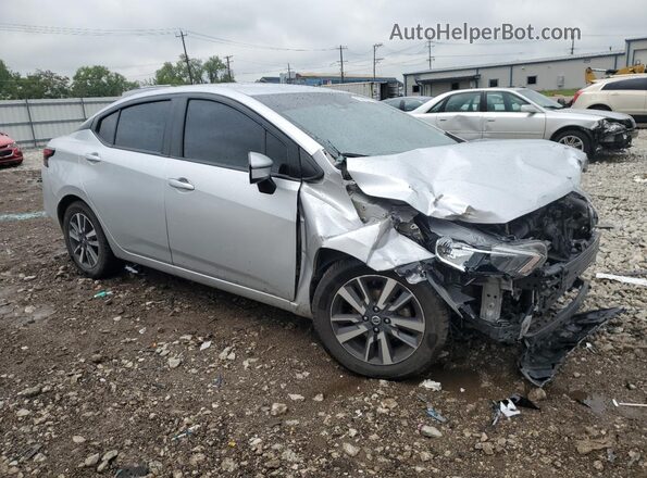 3N1CN8EV0ML894207 2021 NISSAN VERSA Silver Front right