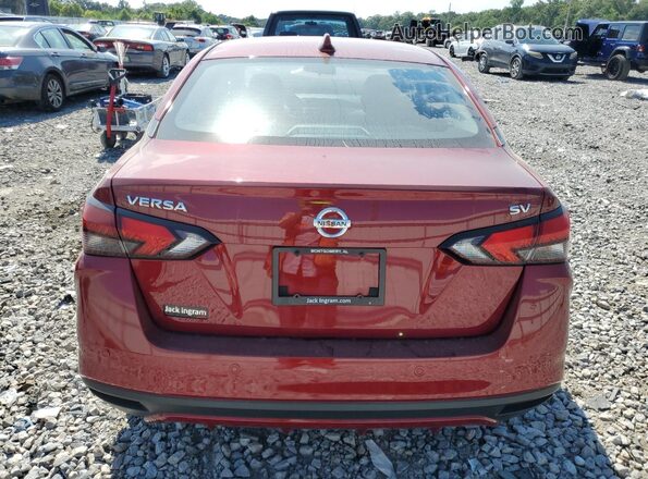 3N1CN8EV2ML841945 2021 NISSAN VERSA Red Вид ззаду