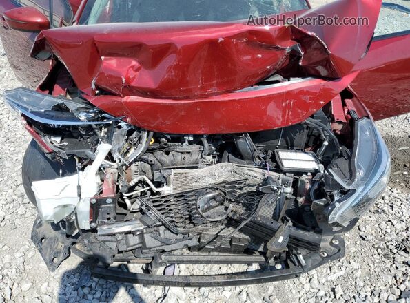 3N1CN8EV2ML841945 2021 NISSAN VERSA Red Вид задньої частини салону