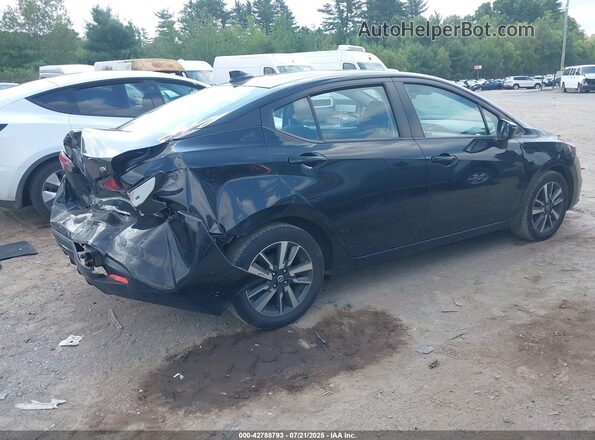 3N1CN8EV2ML862004 2021 NISSAN VERSA Black Սալոնի հետևի տեսք