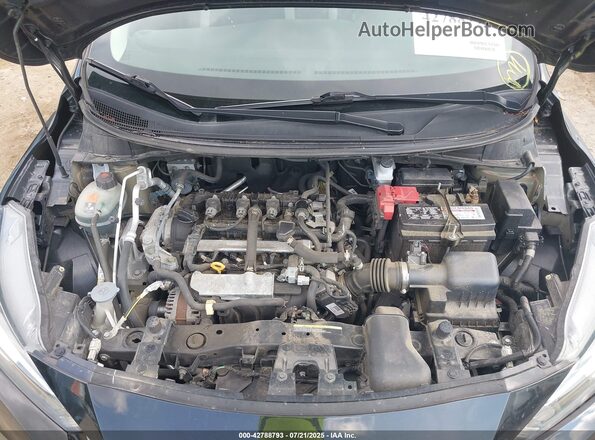 3N1CN8EV2ML862004 2021 NISSAN VERSA Black Հետևի տեսք