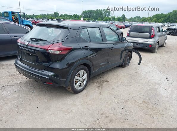 3N1CP5BV3ML472333 2021 NISSAN KICKS Черный Задняя правая четверть