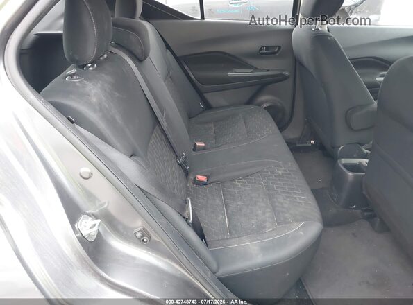 3N1CP5BVXML505473 2021 NISSAN KICKS Gray Widok naklejki z numerem VIN
